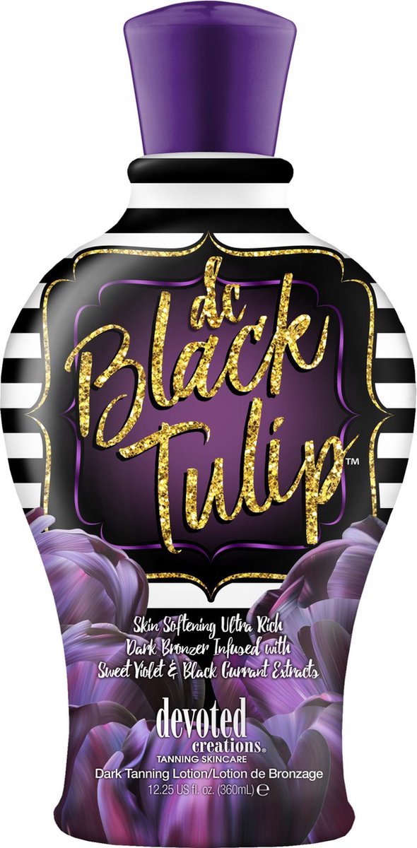 Devoted Creations - Black tulip zonnebankcrème - 360ml