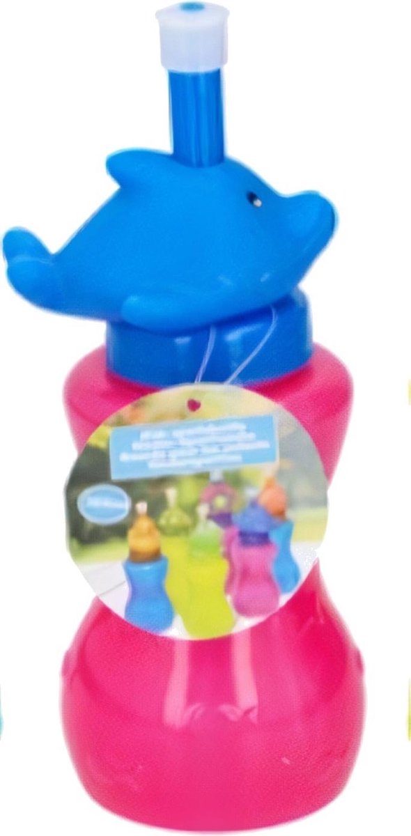 Tom Drinkfles Dolfijn Junior 350 Ml Paars