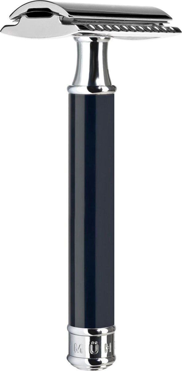 Muhle klassiek scheermes - double edge safety razor - zwart (R106)