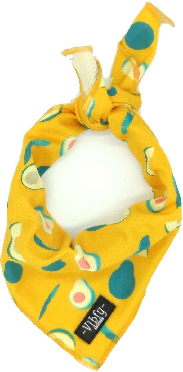 Vibfy | Cooling Bandana voor honden | Avocado Yellow! | One-size