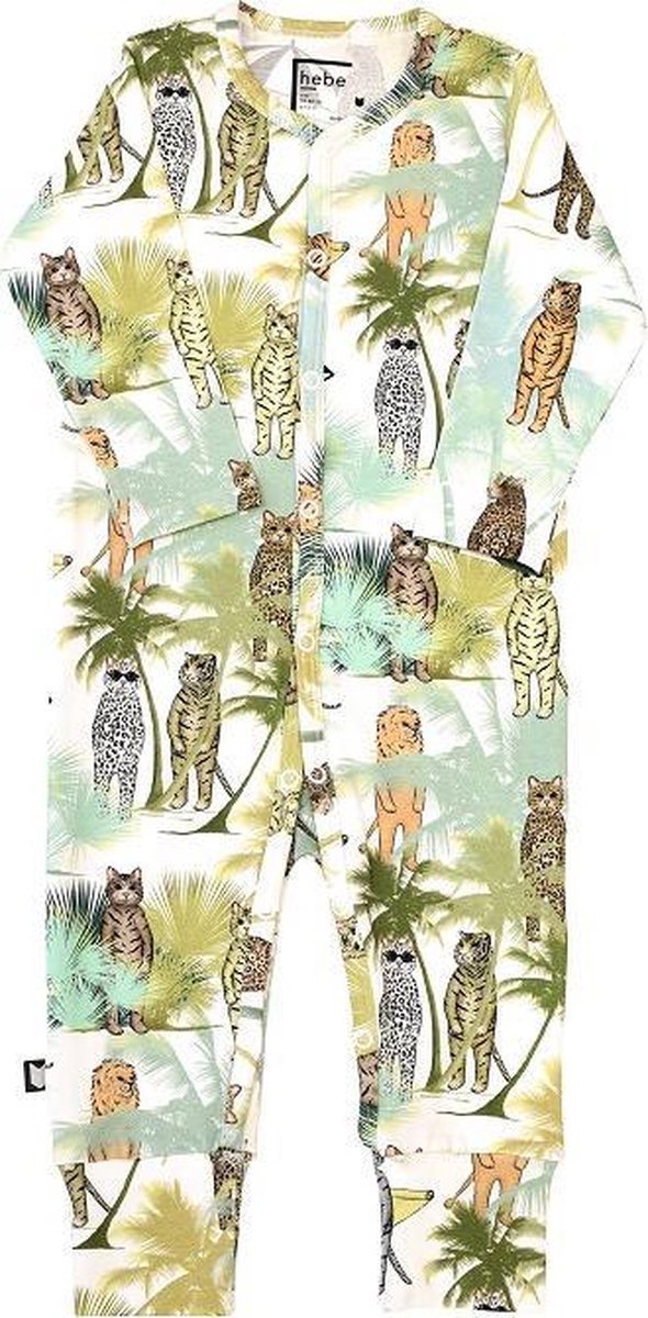 HEBE - boxpak - lange mouwen - dierenprint - Maat 62/68