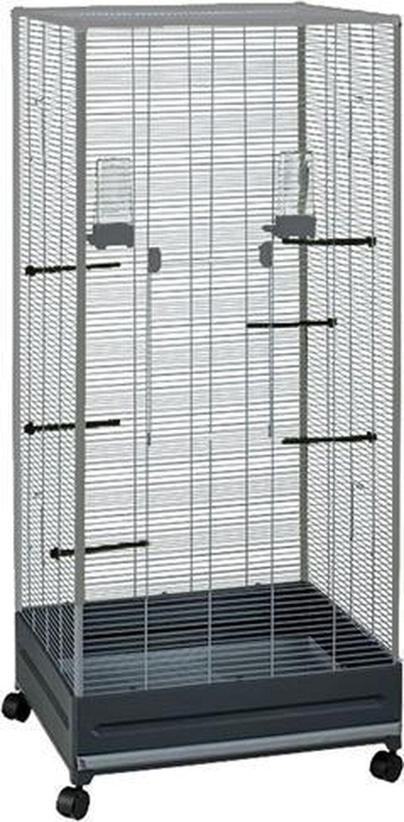 Voltrega voliere 420 grijs / grijs - 65x54x150 cm - 1 stuks