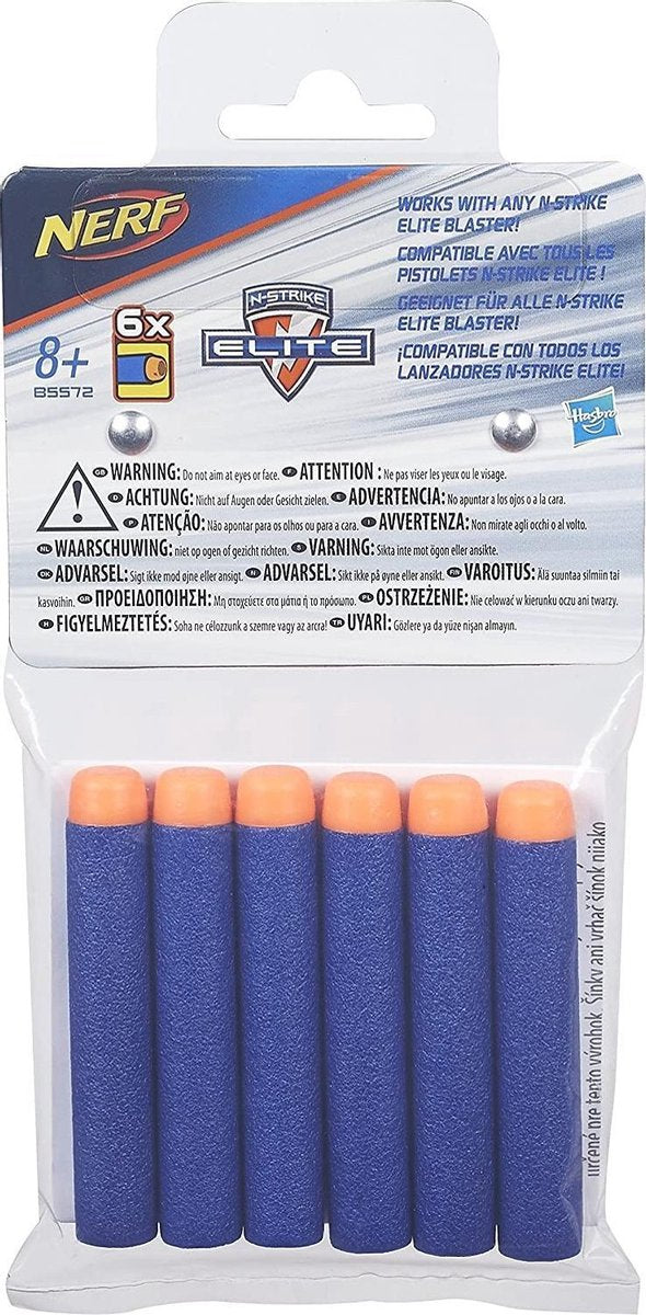 NERF darts 6 stuks