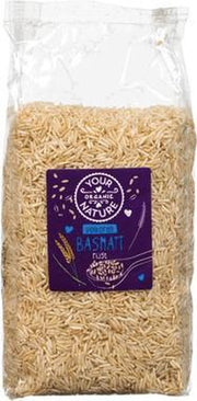 Volkoren basmatirijst 800 gram Your Organic Nature - Biologisch