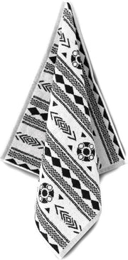 Proenk.nl - Hand/keukendoek Zeeuws schortenbont zwart/wit