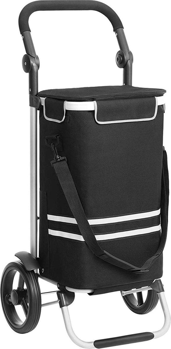 Nancy's Opvouwbare Boodschappentrolley - Boodschappentrolleys Met Wielen - Winkelwagen Met Koeling