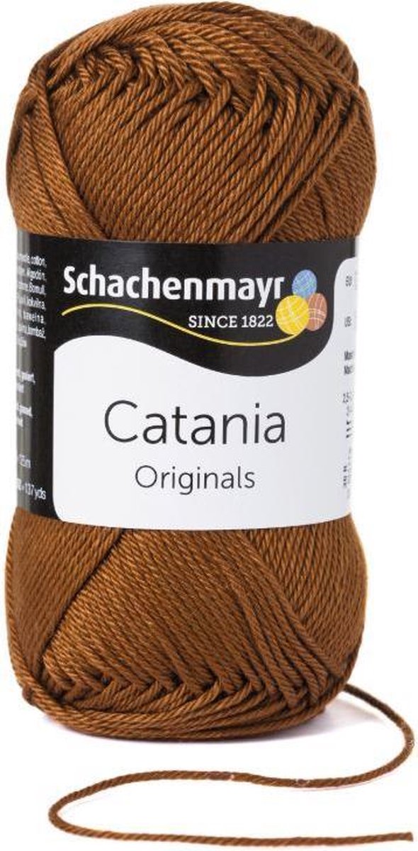 10 bollen Catania Orignals 50 g kleur 157 marone