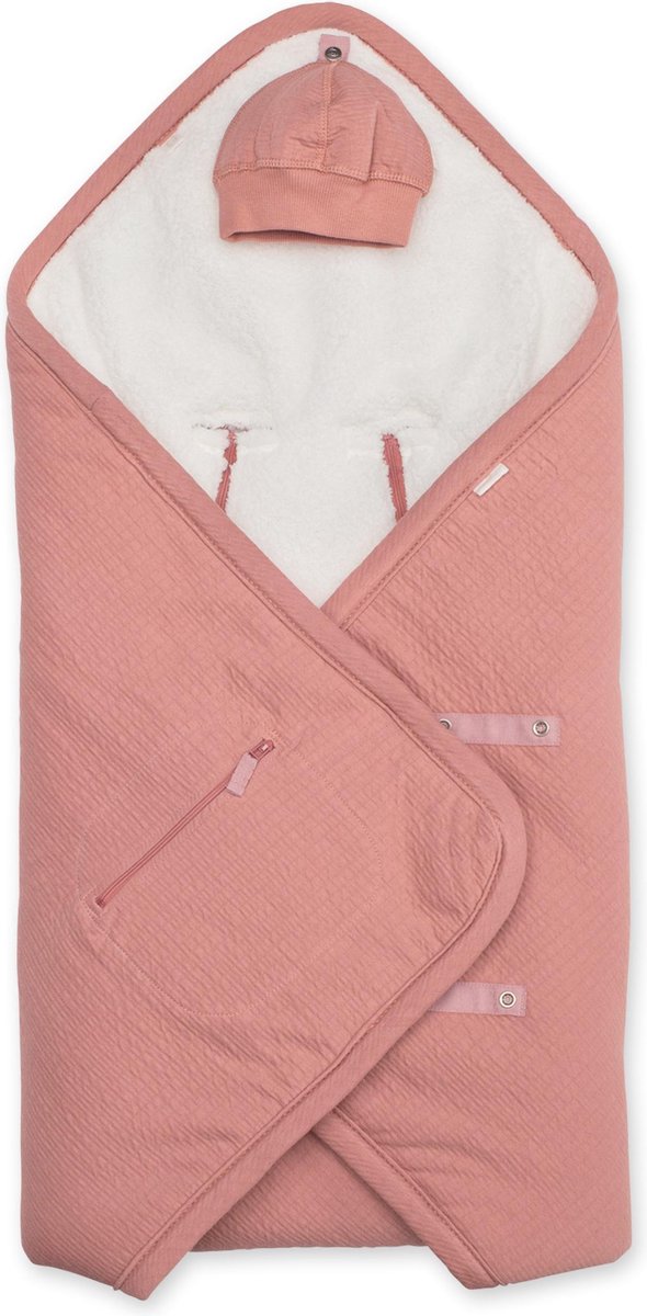 BEMINI Wikkeldeken BISIDE® 0-12m sienna Bambi Pady tetra jersey teddy