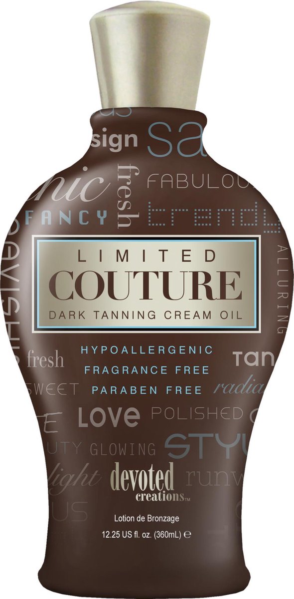 Devoted Creations ZonnebankCrème Limited Couture - 360 ml