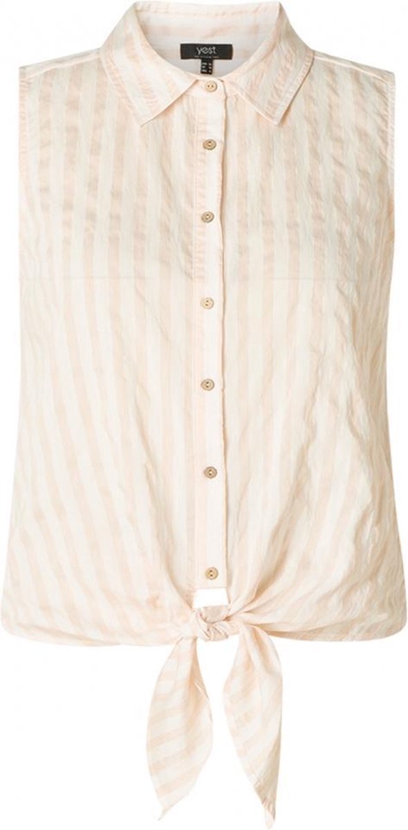 YESTA Jayne Blouse - Pastel Coral/Multi-C - maat 0(46)