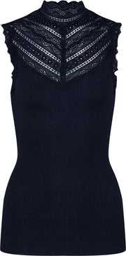 Rosemunde top Zwart-M