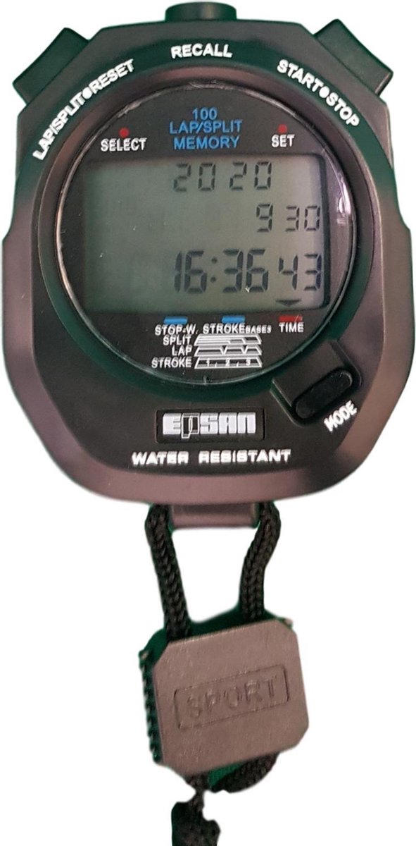 Stopwatch Multistar - 3 displays 100 memories