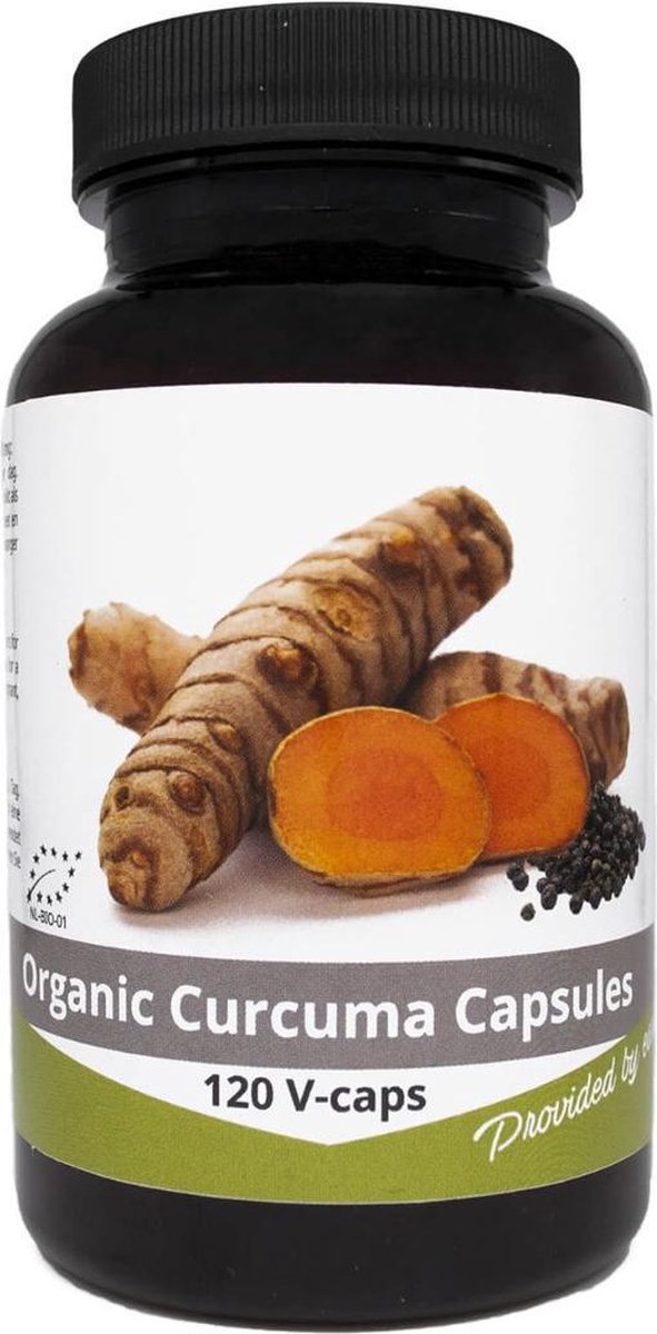 Kurkuma met Peperine 600mg Capsules - Biologisch gecertificeerd - Nutrikraft