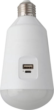 KORPASS Solar Lamp- LED-kampeerlamp met snel oplaadbaar zonnepaneel en ingebouwde powerbank