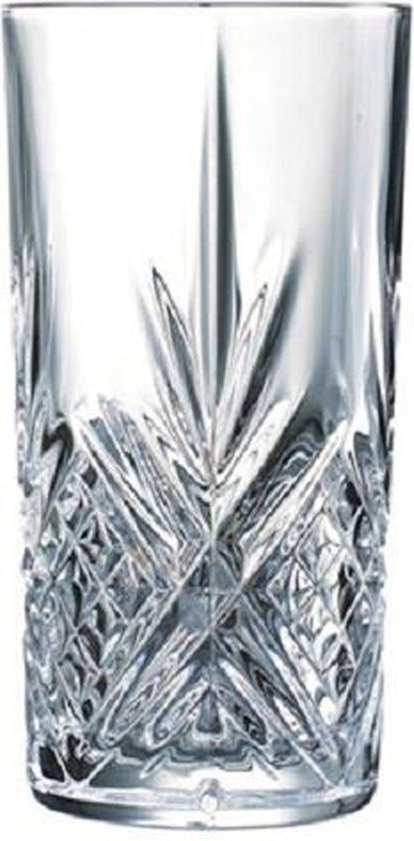 Arcoroc Broadway - Longdrink Waterglazen - 38cl - (Set van 6) En Yourkitchen E-kookboek - Heerlijke Smulrecepten