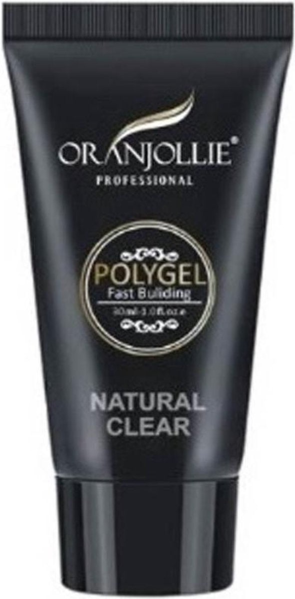 Oranjollie Polygel Natuurlijk helder – Gel nagels - Tube Clear 30 ml