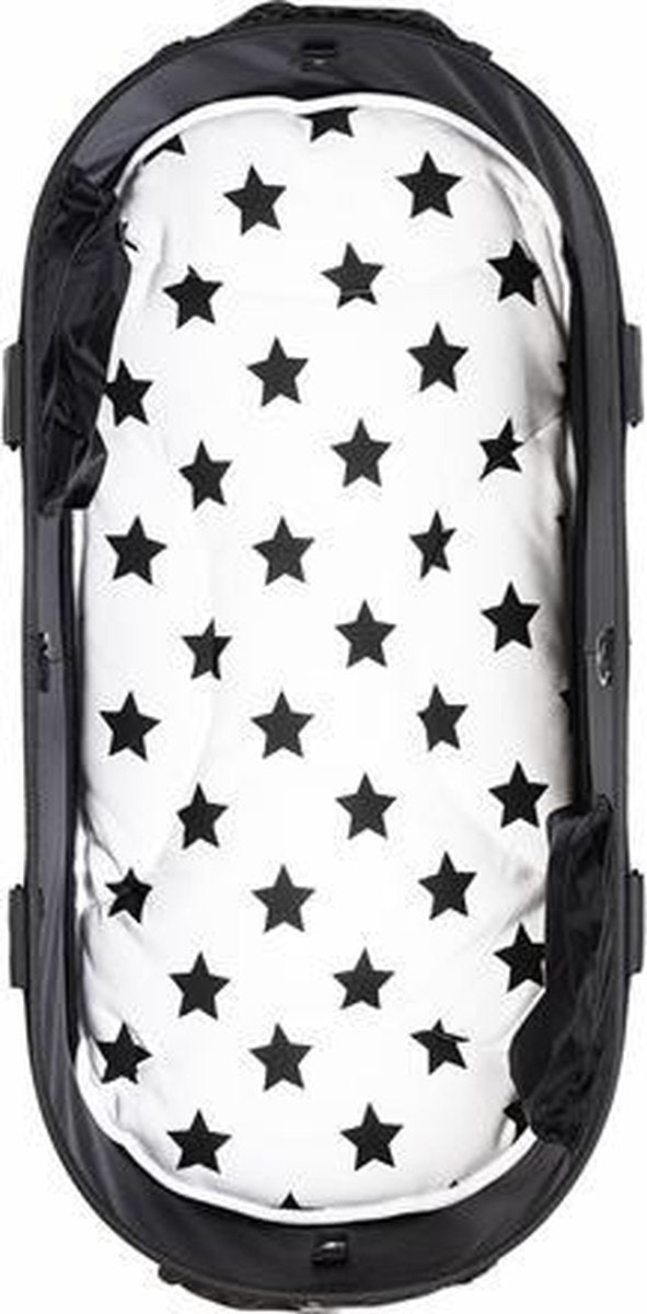 Airbuggy mat voor dome2 m ster zwart / wit - 65x31 cm - 1 stuks