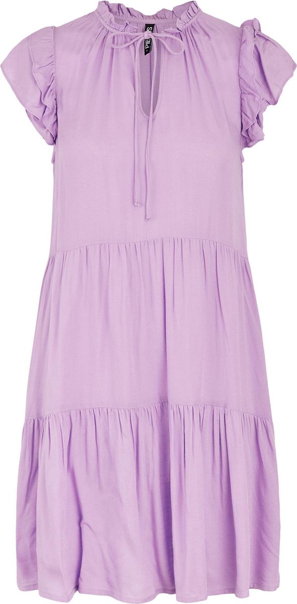 Pieces PCTERESA SL DRESS Sheer Lilac Dames Jurk - Maat M