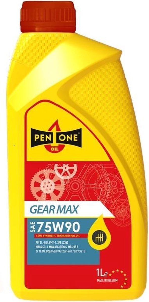 Pen1one Versnellingsbakolie Gear Max 75w90 Synthetisch 1 Liter