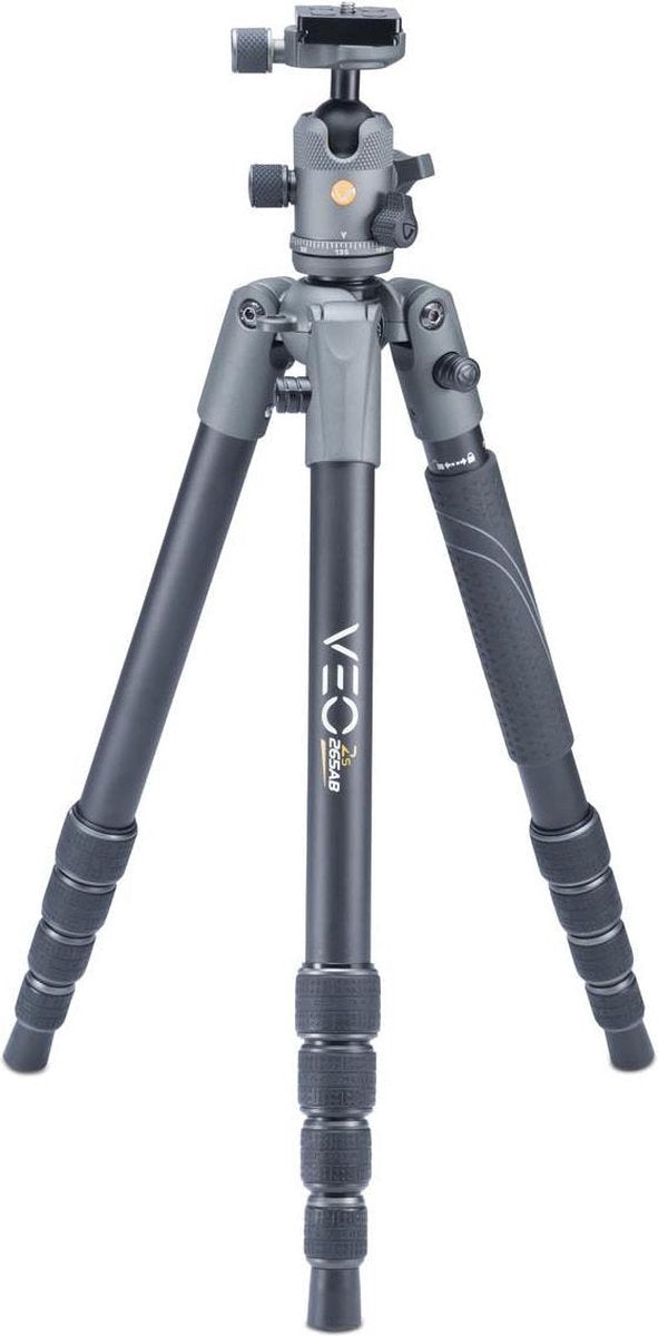 Vanguard VEO 2 S 265AB | Vlog-Beeldbellen-Video-Smartphone-Camera Statief |Macro | Statief + Eénbeen | Grijs