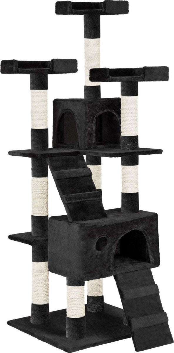 TecTake Goran Krabpaal - Zwart - 169 cm