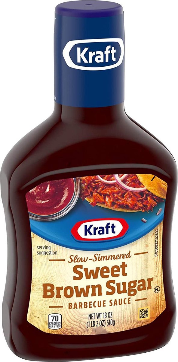 KRAFT BBQ SWT BROWN SUGR  18 OZ / 532 ML