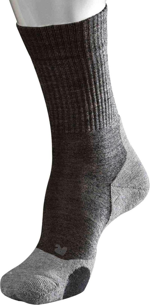 FALKE TK2 Wool Heren Wandelsokken - Smog - Maat 46/48