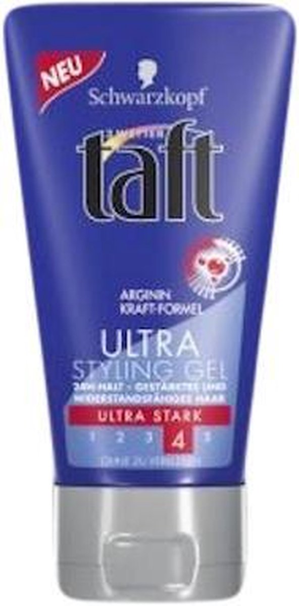 Taft gel 'ultra styling gel' 150ml