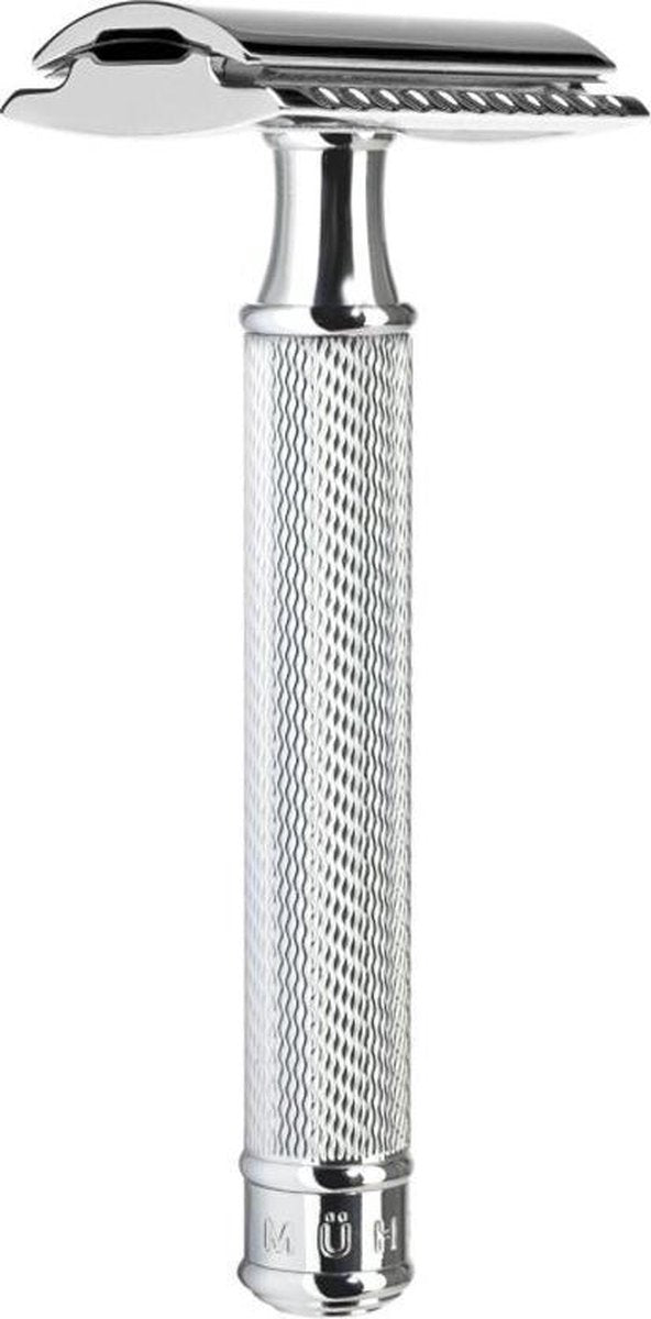 Muhle Double Edge Safety Razor Klassiek Scheermes - Chroom - Dichte Kam