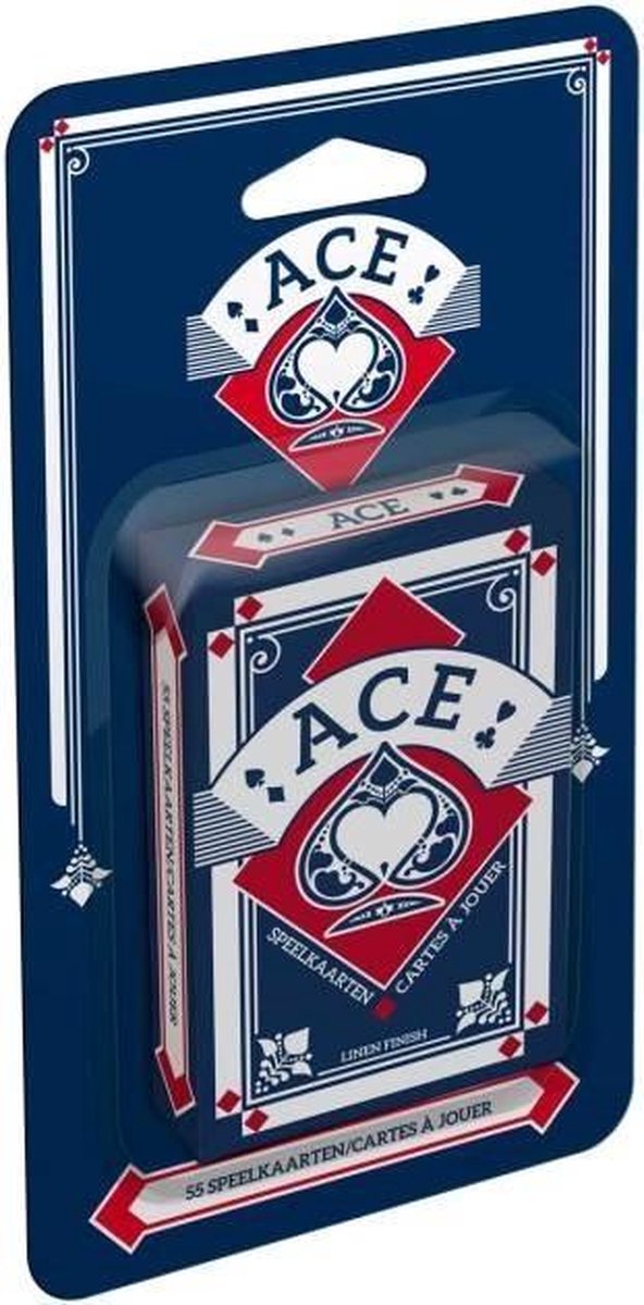 Ace Speelkaarten Franse Voorkanten Blauw
