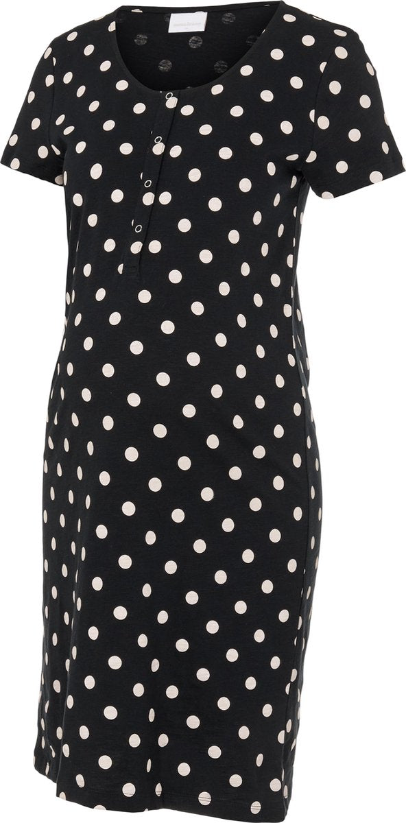 MAMA.LICIOUS MLCHILL LIA S/S NIGHTDRESS NF A. NOOS Dames Nachthemd - Maat M
