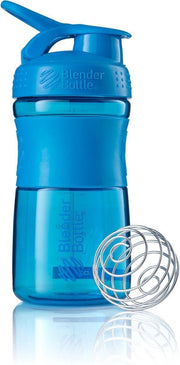 BlenderBottle SportMixer Tritan Grip - Eiwitshaker / Bidon - 590ml - Cyan