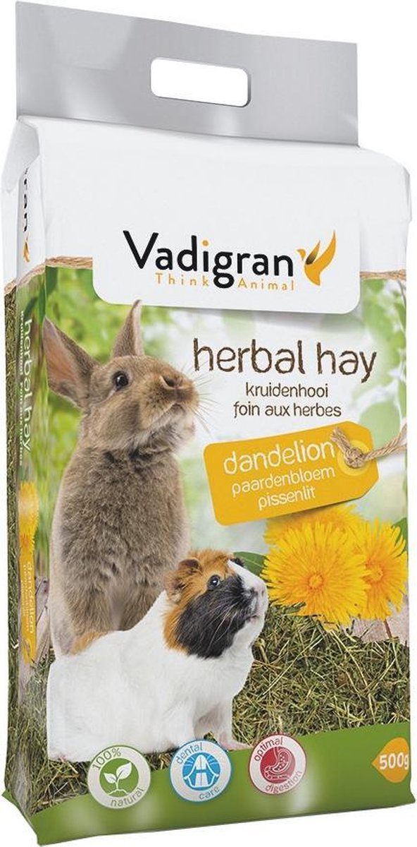Vadigran vadibed kruidenhooi paardenbloem - 5 ST à 500 GR