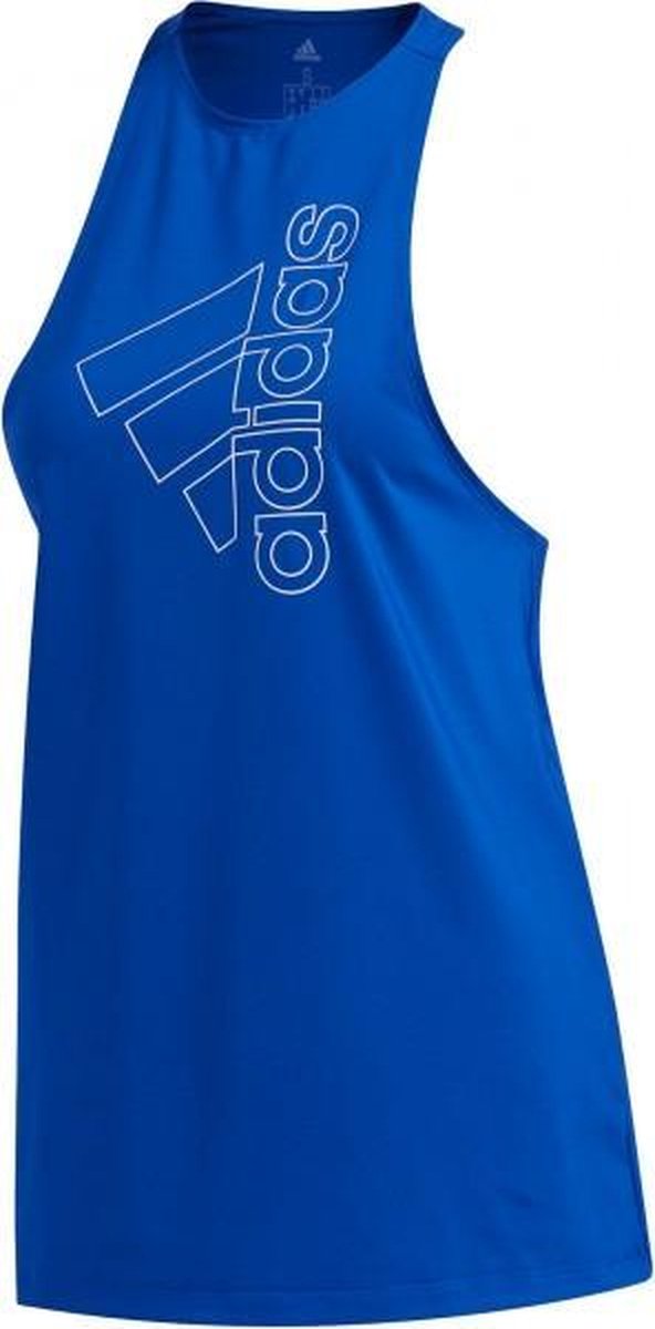 adidas Badge of Sport Tanktop Dames - blauw - maat S