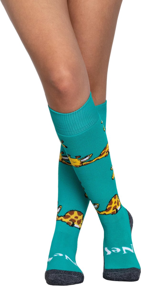 NeS Sleepy Giraffe - Hockeykousen - Funkousen - Sportkousen - Voetbalsokken