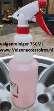 Velgenreiniger ALPHA Huismerk 750 ML - Lichtmetalen velgen VW Seat Audi Mercedes BMW Naafdoppen -Naafkappen - Velgen - Winterbanden - Velg - All season banden - Ontvochtiger - Ruitenkrabber - Vorst - Regen - stickers - logo - embleem - BBS