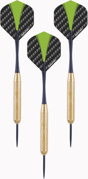 3x Set van 3 dartpijlen Longfield darts brass 21 grams - Darten/darts sport artikelen pijltjes messing - Kinderen/volwassenen