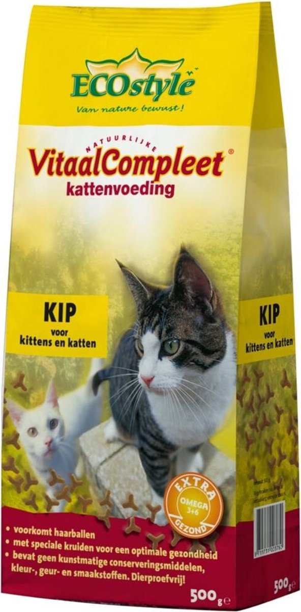 Ecostyle Vitaalcompleet - Kip - Kattenvoer - 500 g