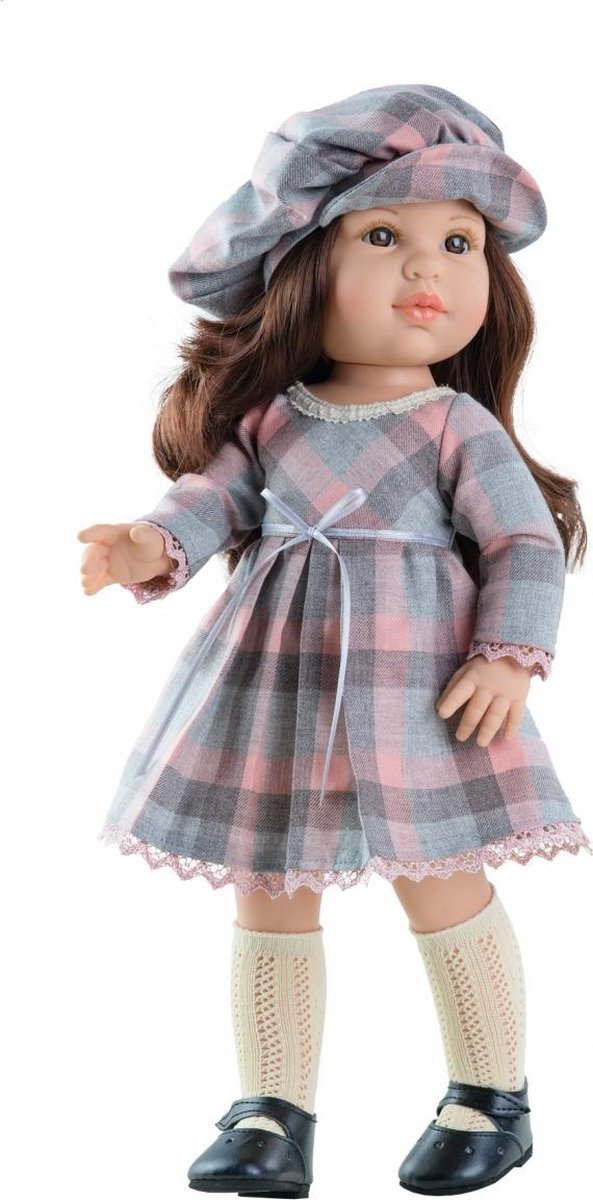 Paola Reina Pop Soy Tu Ashley geruite jurk (42cm)