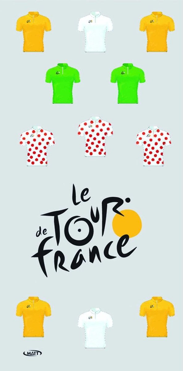 Matt Scarf Tour De France Multi - Maat One size