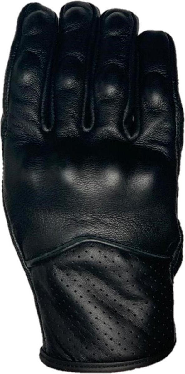 Urban 5884® - Leren Motor Handschoenen met protectoren  Zwart *Dames* XS