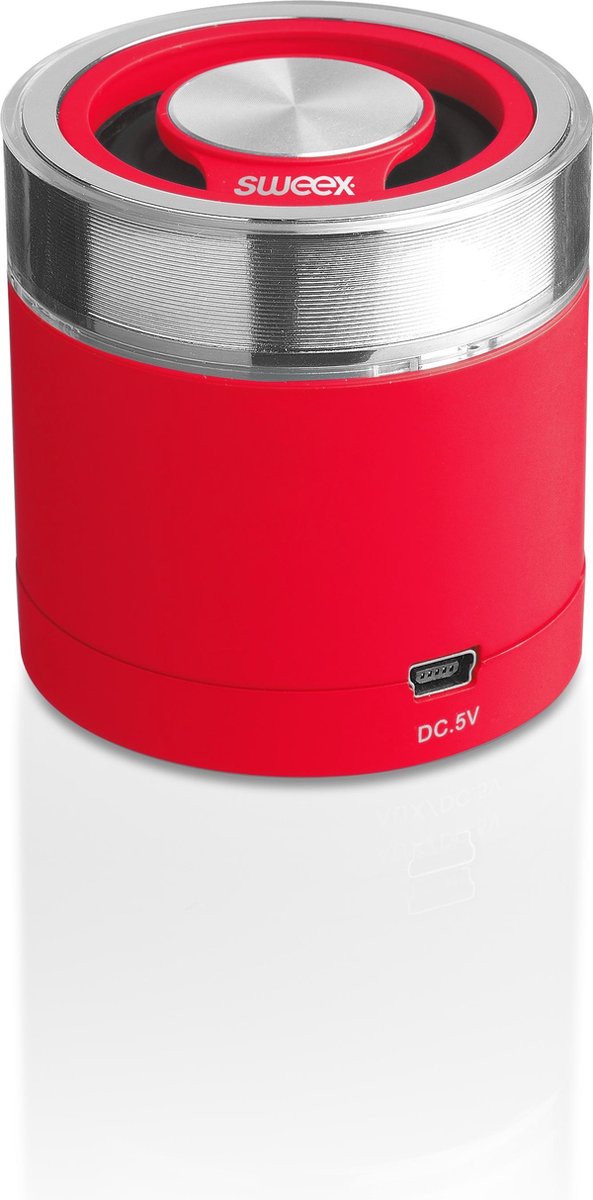 Sweex SP402 draagbare luidspreker 3 W Mono draadloze luidspreker Rood