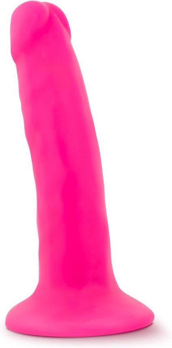 Blush - Neon dildo 15 cm dual density - Roze