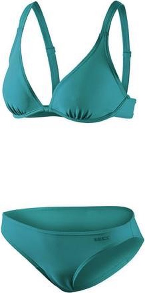 Beco Bikini B-cup Wire-bra Dames Polyamide Petrolblauw Maat 44