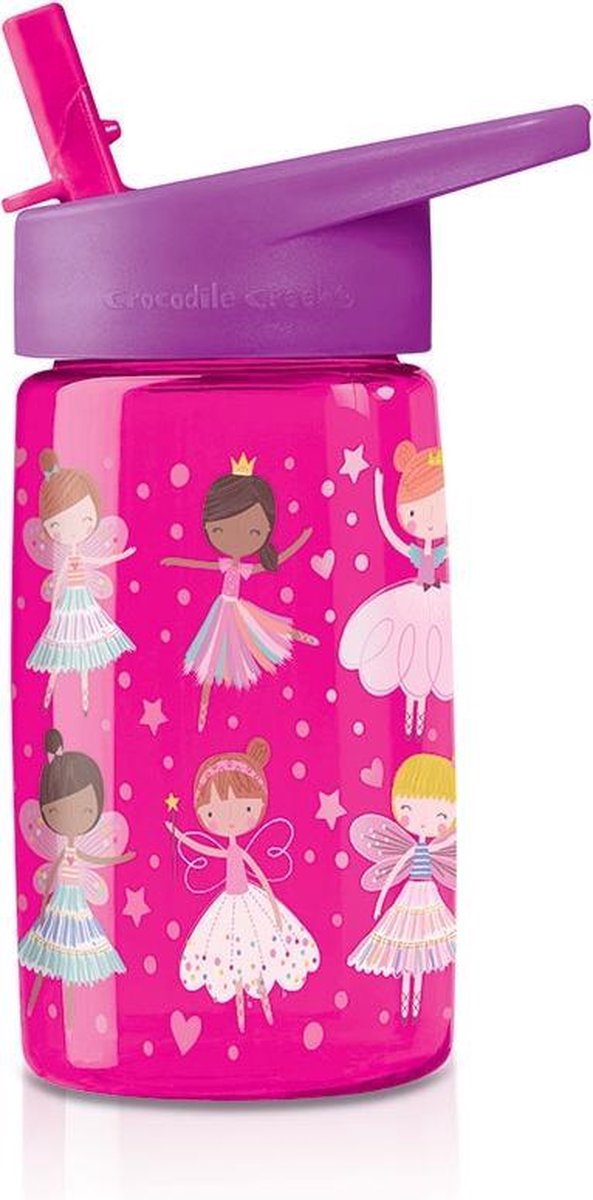 Crocodile Creek Tritan Bottle/Pink Wonders