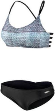 Beco Bikini Beactive C-cup Dames Polyamide Zwart/turquoise Mt 42