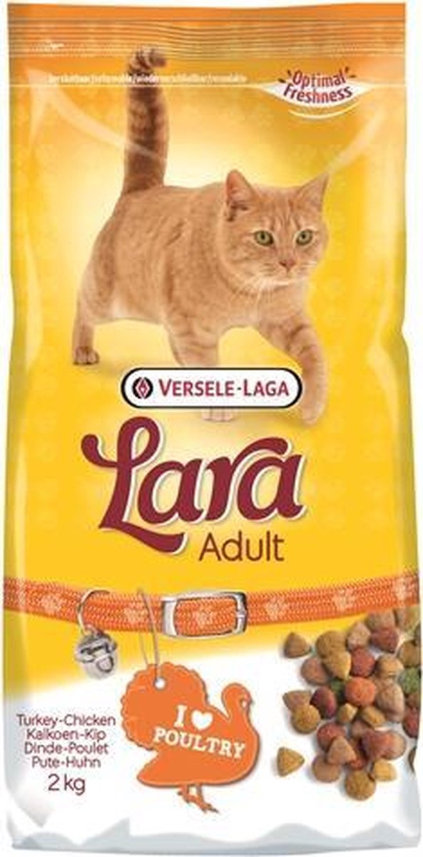 Lara adult kalkoen/kip - 2 kg - 1 stuks