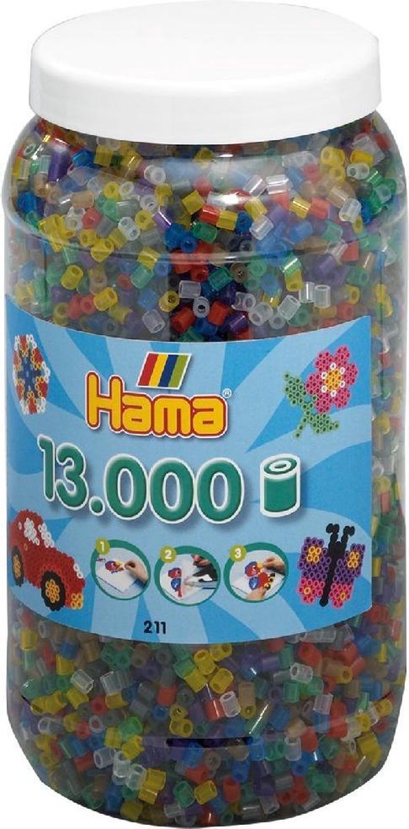 Hama 211-53 Tub 13000 Beads Mix 53
