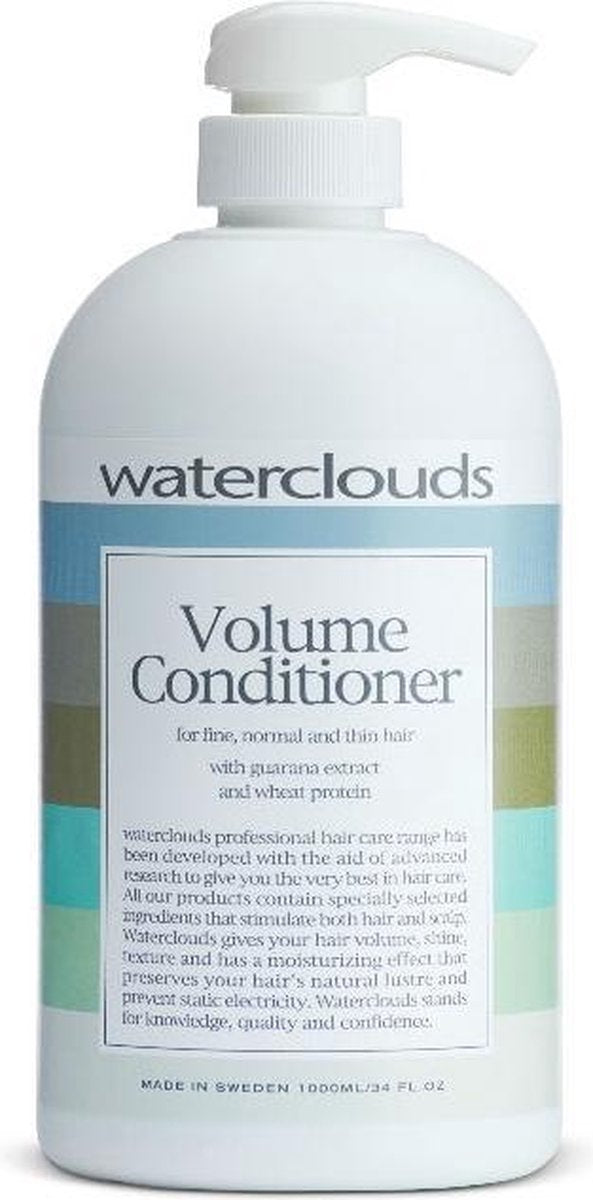 Waterclouds Volume Conditioner-1000 ml met pomp - Conditioner voor ieder haartype