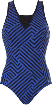 Badpak Grapic Weave blauw